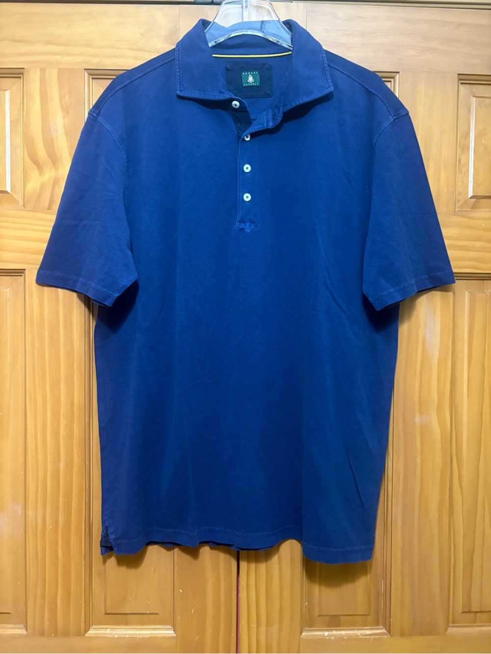 Robert Talbott 100% Cotton Men's Polo in Navy Blue Size XL NWT